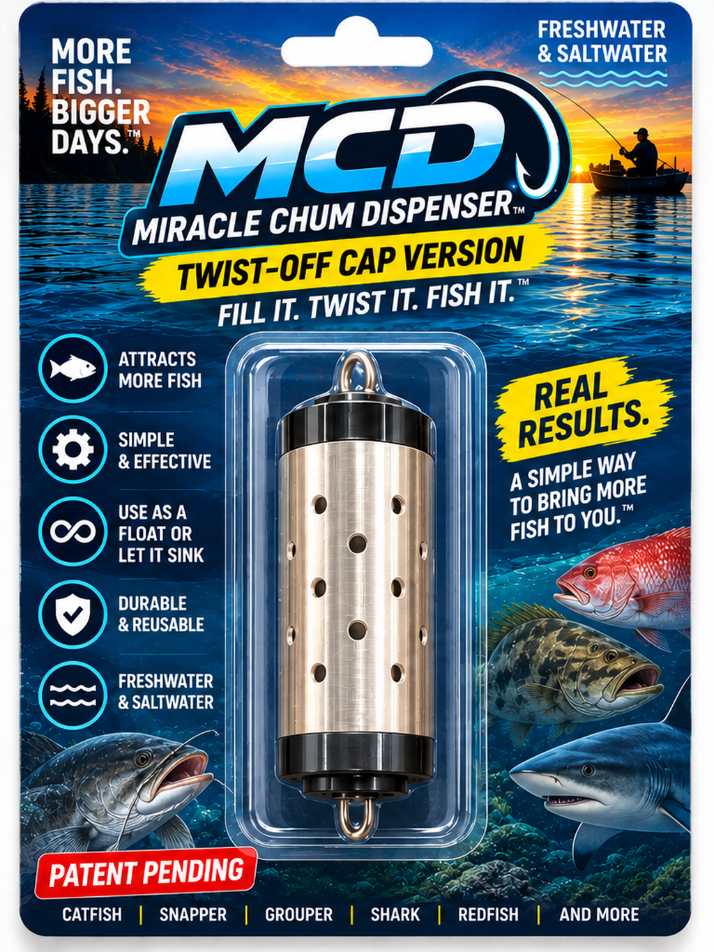 Miracle Chum Dispenser — First 100 Prototype